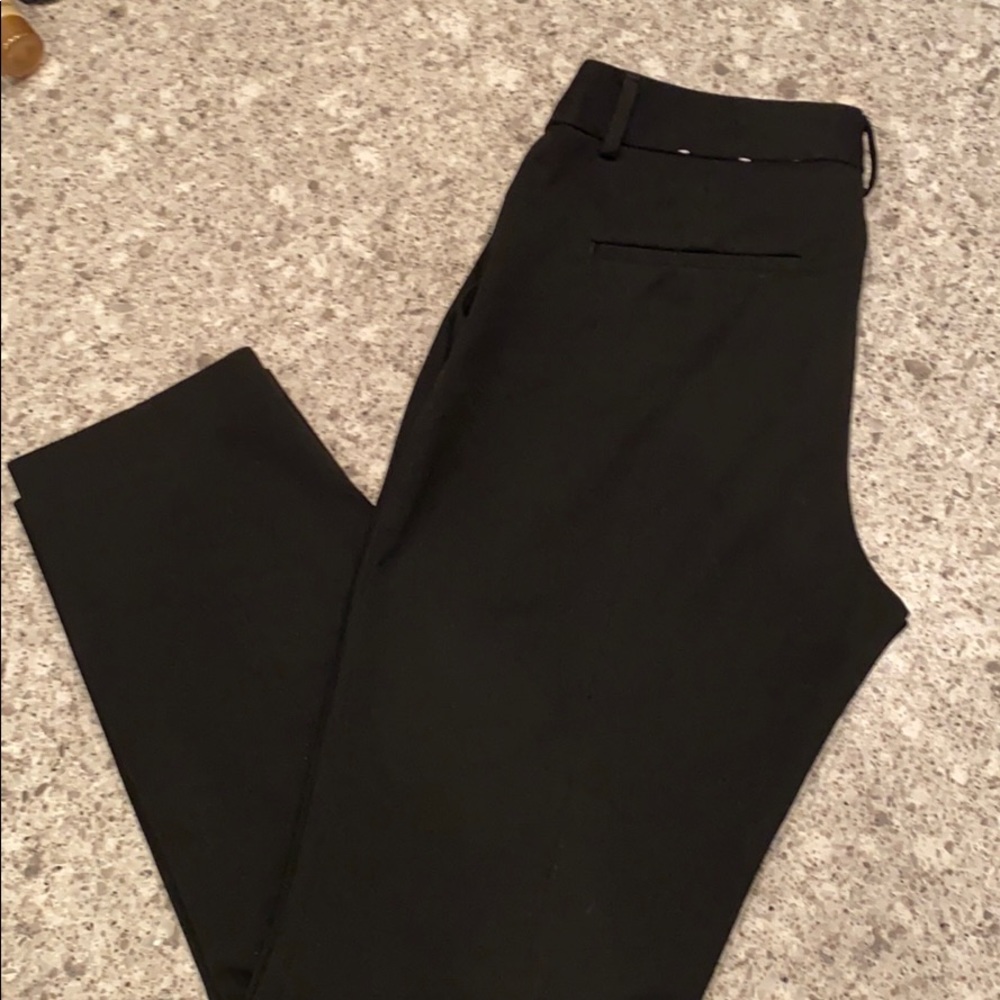 Express Columnist Ankle Mid Rise Dress Pants